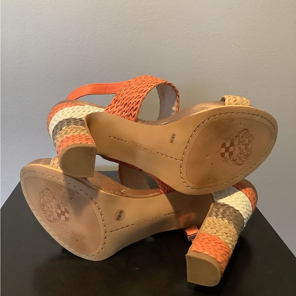 Vince Camuto Adrien Open Toe Woven Heeled Sandals - Picture 3 of 4